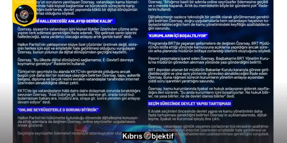 Kıbrıs Objektif BİRİNCİ SAYFA – 06 Ekim 2026