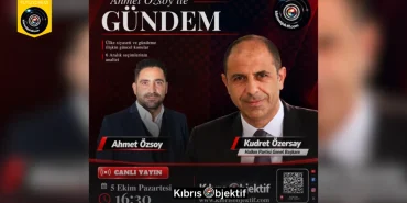 AHMET ÖZSOY İLE GÜNDEM BAŞLIYOR – İLK KONUK KUDRET ÖZERSAY - Görsel Dizayn
